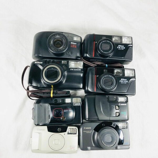 完動品 Canon＆Nikon フィルムカメラ 8個まとめ売り 動作確認済み