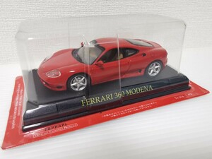 送料300円〜★未開封★ アシェット 公式フェラーリコレクション Ferrari 360 MODENA 1/43スケール ミニカー FERRARI