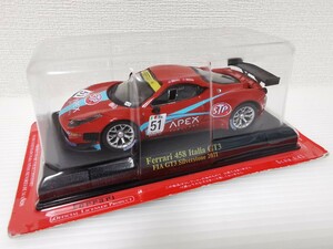 送料300円〜★未開封★ アシェット 公式フェラーリF1コレクション Ferrari 458 Italia GT3 FIA Silverstone 2011 1/43スケール ミニカー