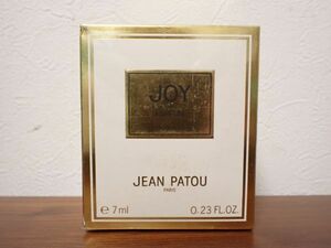 豊G887/6E●JEAN PATOU JOY 7ml ジャン パトゥ ジョイ 香水 未開封●