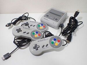 G993/8A* nintendo Super Famicom body SHVC-001 controller 3 piece superior article *