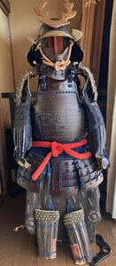 *1 jpy start armour life-size two sheets trunk armor book@.* present . armor elmet of armor armour two 10 two interval . helmet armour . front . Edo samurai sword samurai SHOGUN Japanese armour