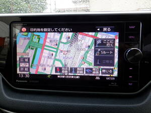 即決 パナソニック Panasonic CN-RX03WD ストラーダ 2DIN ワイド メモリー ナビ 地図 2016年 CD DVD /14【6-11911】85068