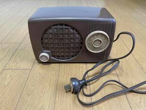 [ America made * vacuum tube radio ]ARVIN 440-Ta- vi n1950 year * metal body military present condition goods 