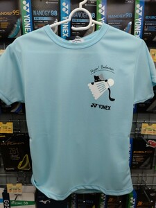 [16727Y(111)M]YONEX( Yonex )wi men's dry T-shirt aqua blue size M new goods unused tag attaching badminton 2024