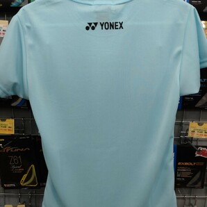 【16727Y（111）O】YONEX(ヨネックス) ウィメンズドライTシャツ アクアブルー サイズO 新品未使用タグ付 バドミントン 2024の画像2