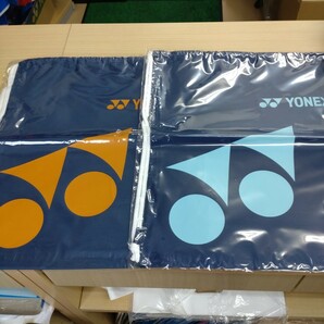 【YONEX ノベリティーバッグ】YONEX(ヨネックス) シューズケース バドミントン 硬式テニス 軟式テニス 新品未使用 オレンジ ミントブルー