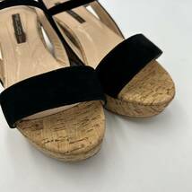 ■ 箱付き '洗礼されたデザイン' PELLICO SUNNY ペリーコ LEATHER ウェッジソール サンダル / ミュール EU39 24.5cm レディース 婦人靴 _画像5