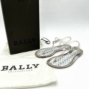 ■ 箱・保存袋付き / イタリア製 '高級感溢れる' BALLY バリー 人気モデル サンダル シューズ EU37 23.5cm 履き心地抜群 レディース 婦人靴