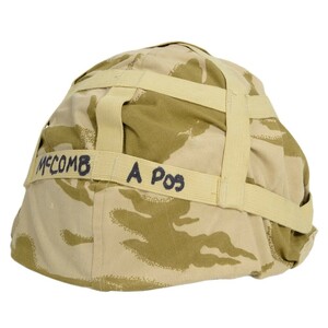  England army discharge goods helmet cover Mk6 helmet for DPM desert duck [ out size / with defect ]