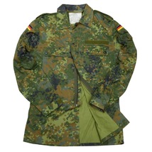 ドイツ軍放出品 コンバットジャケット 国旗パッチ付き フレクター迷彩 [ サイズ2 / 良い ] フィールドジャケット_画像1