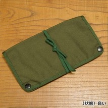 イギリス軍放出品 ガンクリーニングキット用ポーチ 工具入れ オリーブドラブ [ 帆布 / 難あり ] 英国軍 ツールポーチ_画像2