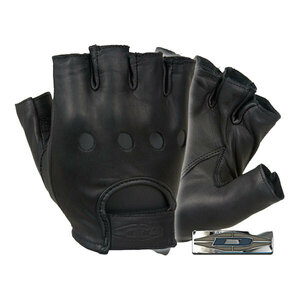 DAMASCUS GEAR driving gloves D22S half finger [ L size ] Damas rental gear leather gloves 