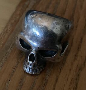  key sling Skull ring silver 