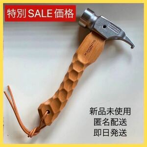 SALE ハンマー　ペグハンマー 名栗加工　コンパクト　ステンレス　キャンプ　ペグ抜き　ペグ打ち　SUNDICK 設営　テント　タープ