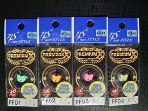 [ new goods unused ]neo STYLE Neo style premium X 2024 fishing fes limitation color PREMIUMX0.7g 4 piece 