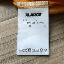 X-LARGE エクストララージ センター プリントロゴ ゴリラ 半袖 Tシャツ オレンジ Mサイズ 古着_画像8