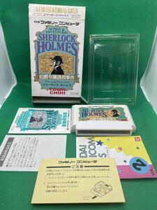 美品　伯爵令嬢誘拐事件 シャーロック ホームズ 初期起動画面確認済み 箱・説明付き