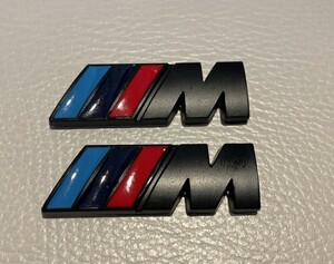 BMW Mスポーツ フロントフェンダー Mエンブレム ブラック F20F30F32F25F46E36E64E60E61E65E66E70E71E81E83E85E87E89E90E91E92