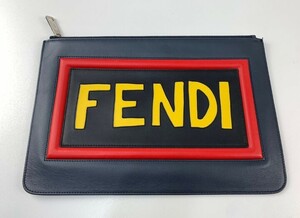 [ стандартный товар ] Fendi bo кабина Rally клатч FENDI обычная цена 135000 иен унисекс сумка 