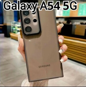 GalaxyA54 5G ケース　ブラック　黒　クリアケース　レンズカバー　匿名配送