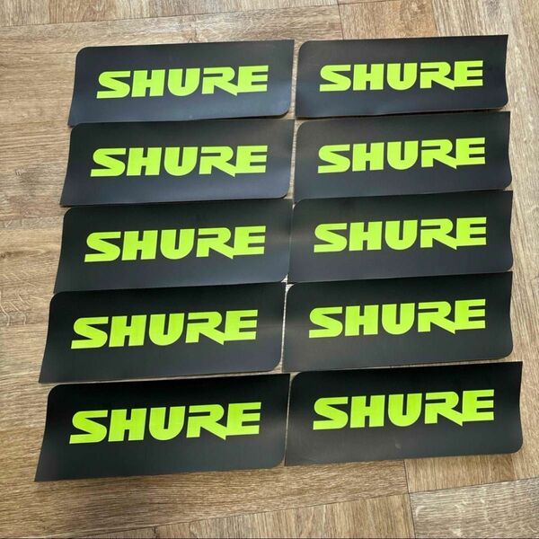 SHURE ステッカー×10枚