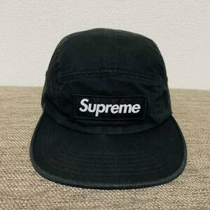 Supreme Military Camp Cap Black Free 19ss 2019年 黒 ブラック ミリタリー キャンプ キャップ ボックスロゴ コットン