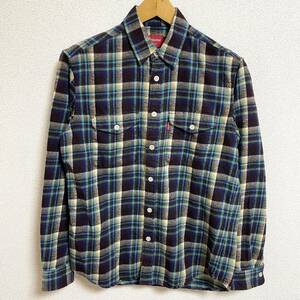 Supreme Ombre Flannel Shirt Brown S 09aw 2009年 茶 ブラウン オンブレ フランネル シャツ 長袖シャツ グラデーション チェック 初期 OLD