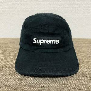 Supreme Linen Camp Cap Black Free 21ss 2021年 黒 ブラック リネン キャンプ キャップ ボックスロゴ ソルビアッティ