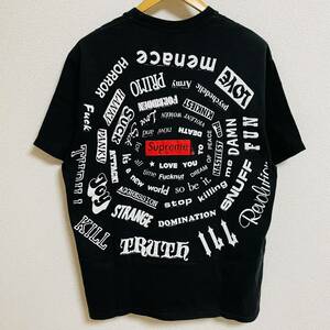 Supreme Spiral Tee Black Red L 21ss 2021年 黒 赤 ブラック レッド スパイラル サークル ボックスロゴ