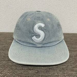 Supreme Washed Chambray S Logo 6-Panel Cap Blue 18ss 2018年 青 ウォッシュド シャンブレー エスロゴ 6パネル キャップ アーチロゴ