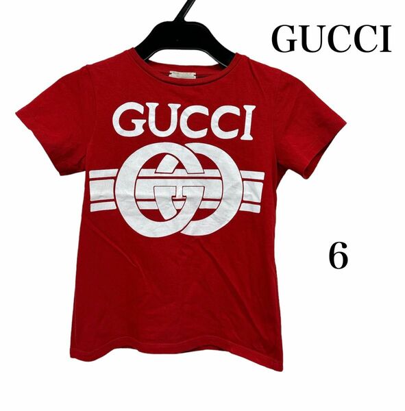 GUCCI グッチ イタリア製 キッズ ロゴTシャツ 6