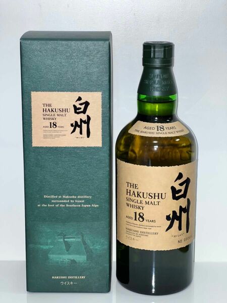 サントリー 白州 18年 43% 700ml 箱付 未開栓