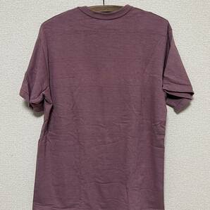 【WAREHOUSE】半袖ポケットTシャツ 紫 無地 サイズ：XL 着用１，２回美品 ウエアハウス ビンテージレプリカの画像2