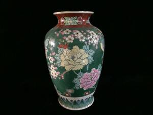 U1603-100/ 有田 ゴールド 伊万里 GOLD IMARI Hand Painted 花器 花瓶 陶磁器 輸出