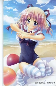 [E57/7] Izumi ...K-BOOKS beautiful young lady telephone card 