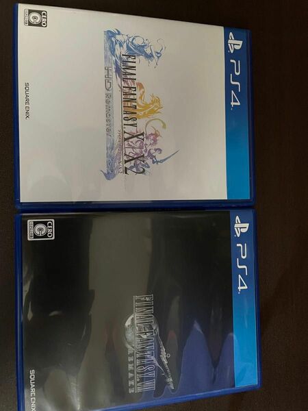 PS4ソフト　ファイナルファンタジーⅩ&ⅩⅡHDリマスター　ファイナルファンタジー7リメイク　2本セット