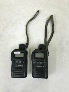 【中古品】ALINCO(アルインコ) 特定小電力トランシーバー ブラック DJ-PB20B　IT2XR98RCNA1