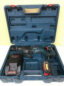 [ secondhand goods ]* Bosch GSA18V-LI carrying case,2.6Ah battery 1 piece, charger IT0UIHIPK75U