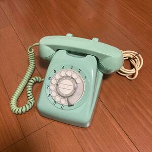 当時物 昭和レトロ ダイヤル式 電話機 ダイヤル式電話機 レトロ アンティーク 黒電話 コレクション 601-A2 ビンテージ ガレージ