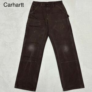 【神サイズ】Carhartt カーハート ダブルニー パンツ B136 DKB W30