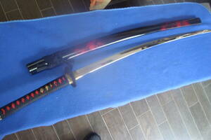 [ японский меч катана для иайдо иммитация меча дракон гарда меча покрытие ножны прекрасный товар общая длина 105cm лезвие .70cm вес примерно 1.1Kg]