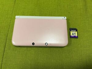 任天堂　ニンテンドー3DSLL本体　ピンクホワイト　スティック破損　動作確認済　送料185円