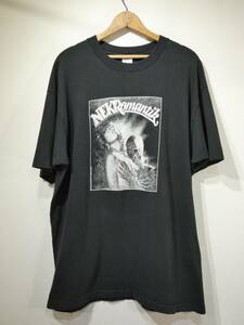 レア USA製 90s ビンテージ FRUIT OF THE LOOM NEKRomantik ネクロマンティック ホラー ムービー ネログロ 映画 上映禁止 Tシャツ XL 80s