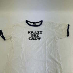 TシャツKRAZYBEE crew XL 中古　山本KID 