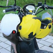 ヘルメットロックホルダー バイク 盗難防止 汎用 キーロック 鍵 自転車　クロス_画像6