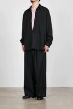 24ss MARKAWARE VAREUSE SHIRT マーカウェア ヴァルーズ シャツ BLACK ブラック 黒 MARKA マーカ 希少 新品 即完売_画像10