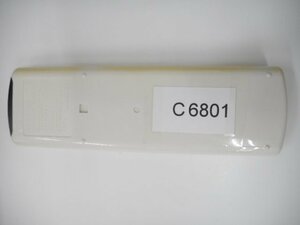 c6801◆東芝 エアコンリモコン WH-F3B(ク）