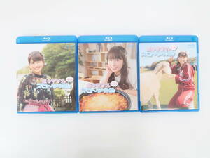 EF2917/3 pcs set . rice field pear ... slow . holiday / mother ranch / woman ./ sickle ./Blu-ray