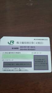 JR East Japan stockholder hospitality several sheets have efficacy time limit |2024 year 6 month 30 until the day 